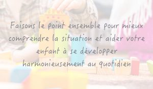 Bilan psychomoteur